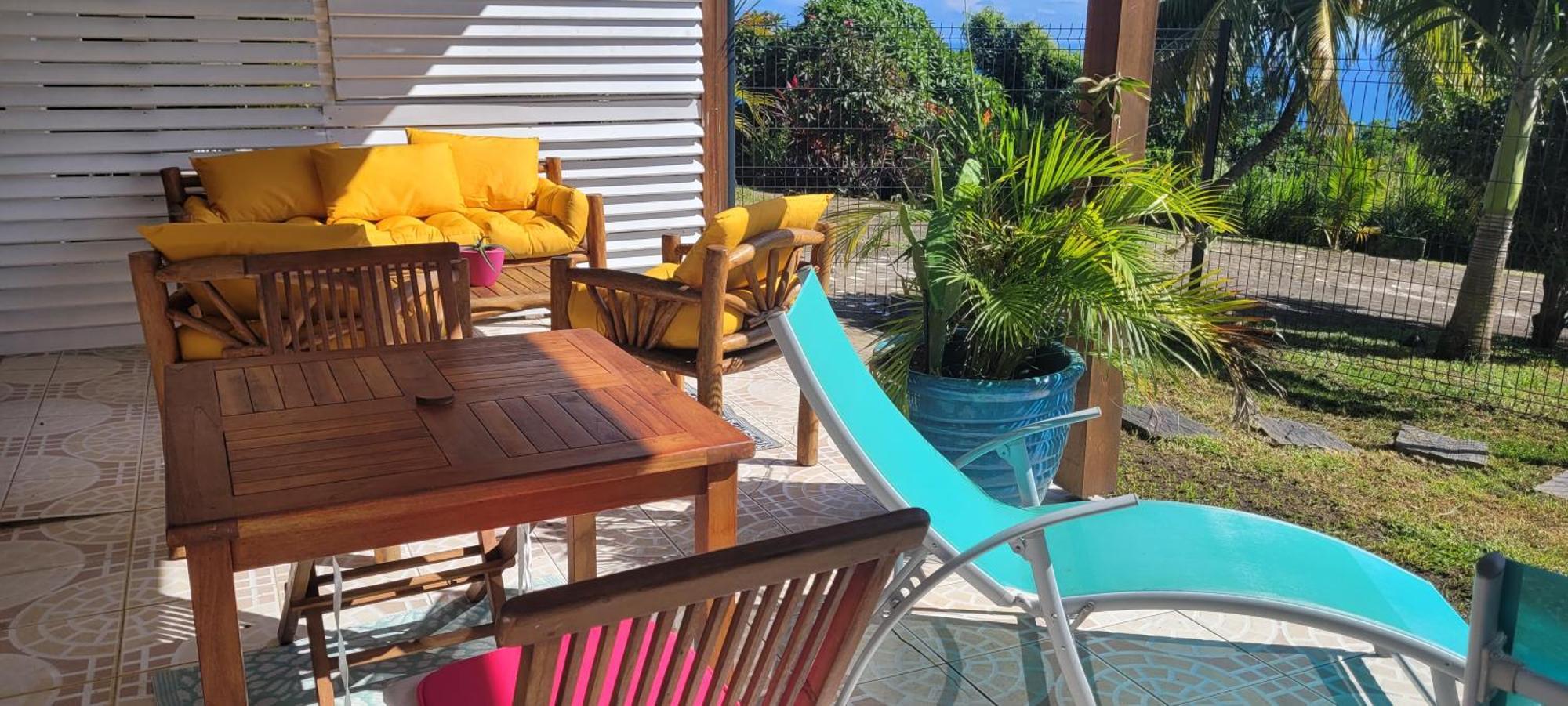 Appartement Prive Eco-Responsable, Vue Sur La Mer Des Caraibes Et Jardin Clos, Wifi, A 2Mn De La Plage Sainte-Luce Buitenkant foto